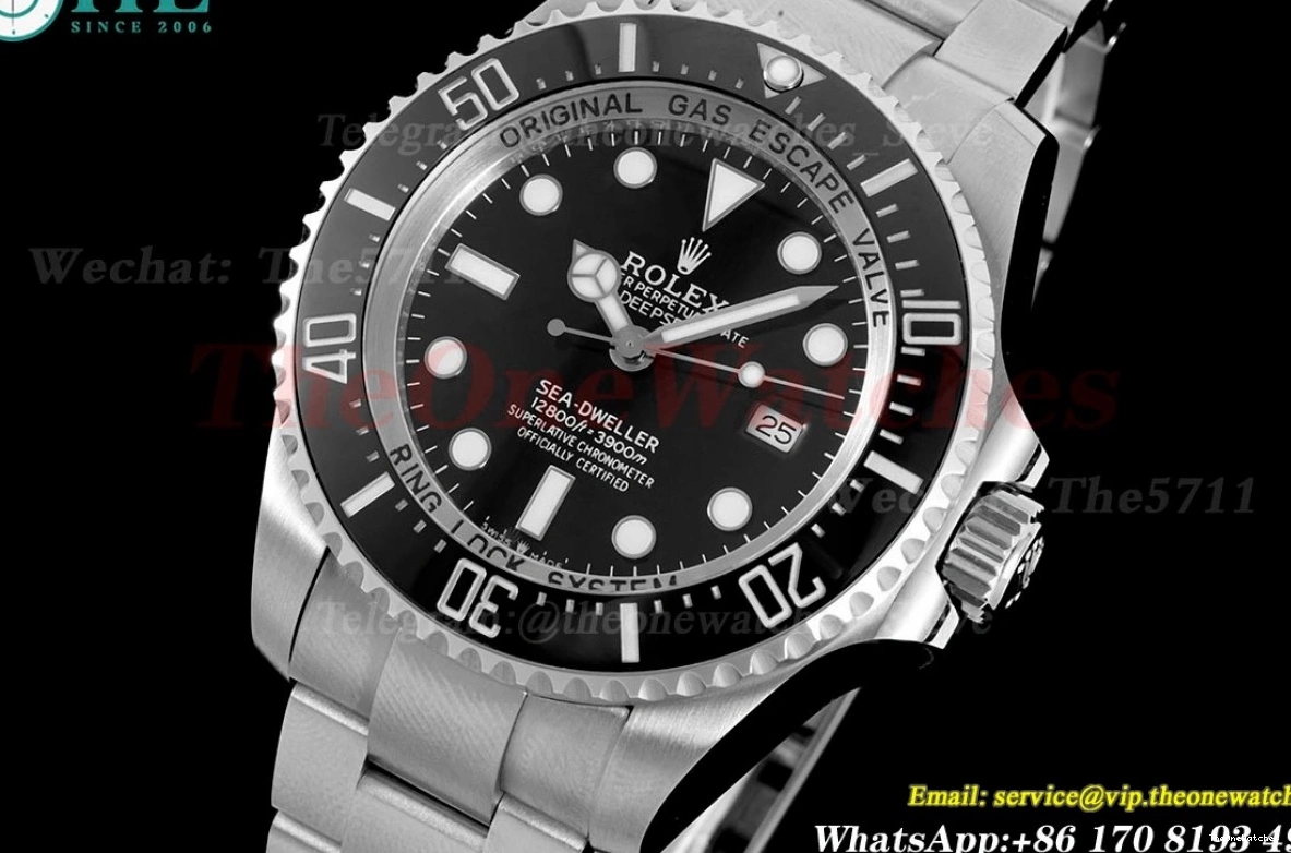 dweller APF SS 126660 VR3235 Black DeepSea 44mm Dot SS 0407